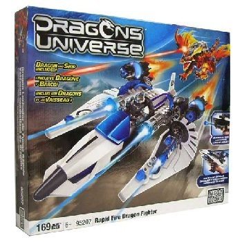 Mega Bloks Dragon Battle - Μαχητικό Αεροσκάφος & Δράκος
