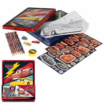 Σετ Δημιουργικότητας 3D DISNEY CARS σε Μεταλλικό Κουτί (12 τμχ.)