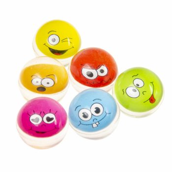 Μπαλάκια Αναπήδησης Smiley Ø 3.2 cm (50 τεμάχια)