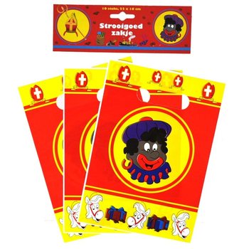 10 Σακουλάκια για Δώρα Sinterklaas / Άγιος Νικόλαος 22 x 16 εκ. (6 τεμ.)