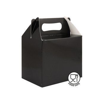 Κουτάκια για Δωράκια & Κεράσματα Μαύρο 14x9.5x12 cm (12 τμχ)