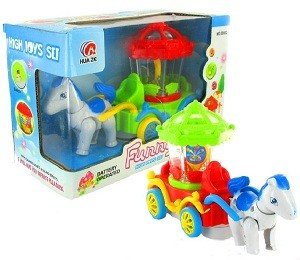 Άμαξα με Άλογο Bump & Go Magic Wagon με Φως & Ήχο