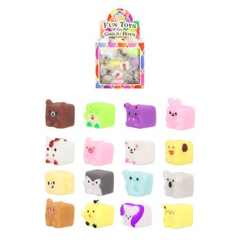 Squishy Cube Animals για Κληρωτίδα σε Display (96 τμχ.)