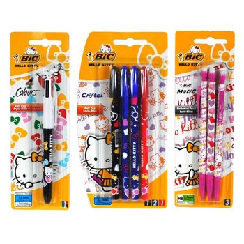 ΣΥΛΛΟΓΗ ΣΤΥΛΟ BIC HELLO KITTY ΣΕ ΚΑΡΤΑ (12 τμχ.)