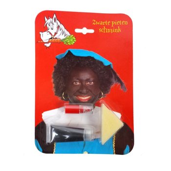 Σετ Μακιγιάζ Zwarte Piet σε Κάρτα (6 τεμ.)