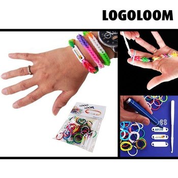 Σετ Δημιουργίας Βραχιολιών "LOGOLOOM" με Ετικέτες (50 τμχ)