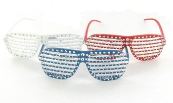 Γυαλιά Shutter Shades με Bling Bling (10 τεμ.)