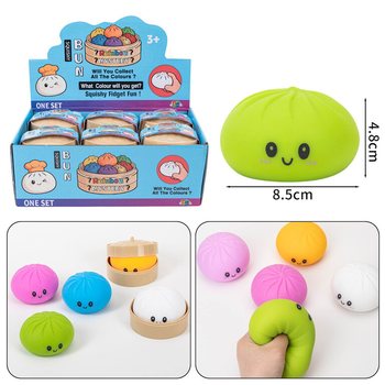 RAGE - &Mu;&epsilon;&gamma;ά&lambda;&alpha; Squishy Bun Dumplings (8.5 x 8.5 x 4.8 cm) - Viral 2026 Fidget Toy (12 &tau;&mu;&chi;.)