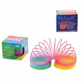 ΜΑΓΙΚΟ ΕΛΑΤΗΡΙΟ RAINBOW MAGIX / ΣΠΙΡΑΛ ΣΕ ΚΟΥΤΙ Ø7,5 CM (12 τεμ.)