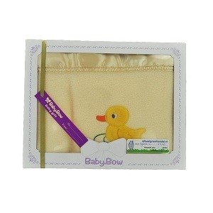 Κουβέρτα Fleece Baby Bow - Κίτρινο