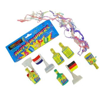 Κανόνια Κομφετί Party Poppers (11x5 τμχ.)