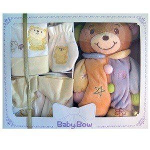 Σετ Δώρου Baby Bow - Αρκουδάκι (4 τμχ)
