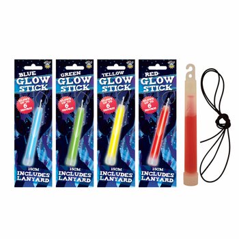 Glow Stick Breaklight - 15εκ. Με Κορδόνι - Μιξ Χρώματα σε Display (12 τμχ.)