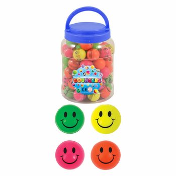 Μπαλάκια Smiley Ø3,3cm - Δοχείο 72 τεμαχίων