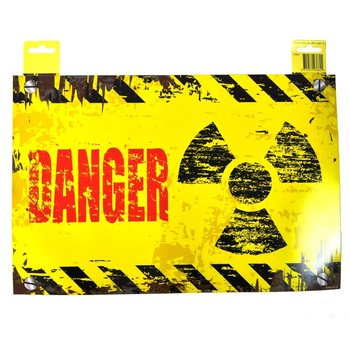 &Delta;&Iota;&Alpha;&Kappa;&Omicron;&Sigma;&Mu;&Eta;&Tau;&Iota;&Kappa;&Eta; &Pi;&Iota;&Nu;&Alpha;&Kappa;&Iota;&Delta;&Alpha; &Pi;&Omicron;&Rho;&Tau;&Alpha;&Sigma; - "DANGER" / "KEEP OUT" (12 &tau;&epsilon;&mu;.)