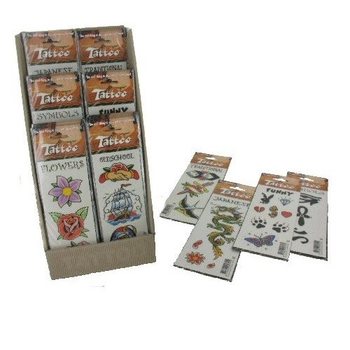 ΑΥΤΟΚΟΛΛΗΤΑ ΤΑΤΟΥΑΖ ΣΕ DISPLAY (72 τμχ.)