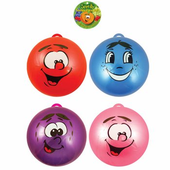 Μπάλα Smiley Face Ø 23 cm με γάντζο (12 τεμ.)