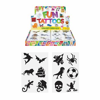 Fun Tattoos - Display για Αγόρια (96 τεμ.)