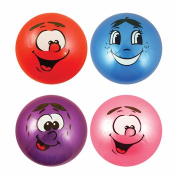 Χαρούμενη Μπάλα με Φατσούλα Smiley Ø 25 cm (12 τεμάχια)