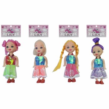 Μικρές Κούκλες Lily για Δωράκια - 10cm (48 τμχ.)
