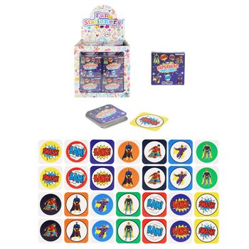 ΜΙΚΡΑ ΠΑΙΧΝΙΔΙΑ ΜΝΗΜΗΣ - ΜΟΝΤΕΛΟ: SUPER HERO - ΣΕ DISPLAY (64τμχ.)
