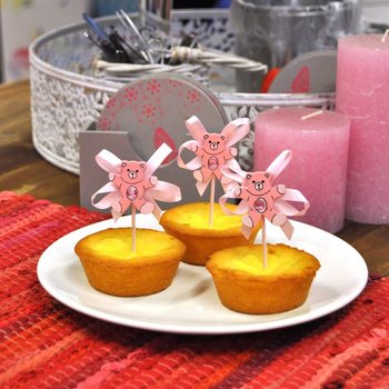&Delta;&iota;&alpha;&kappa;&omicron;&sigma;&mu;&eta;&tau;&iota;&kappa;ά &Sigma;&tau;&iota;&kappa;ά&kappa;&iota;&alpha; &gamma;&iota;&alpha; Cupcake &Gamma;έ&nu;&nu;&eta;&sigma;&eta;&sigmaf; - &Rho;&omicron;&zeta; &Alpha;&rho;&kappa;&omicron;&upsilon;&delta;ά&kappa;&iota; (12 &tau;&mu;&chi;.)