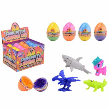 Αυγό Έκπληξη Foam Putty με Παιχνίδι σε Display (24 τμχ.)