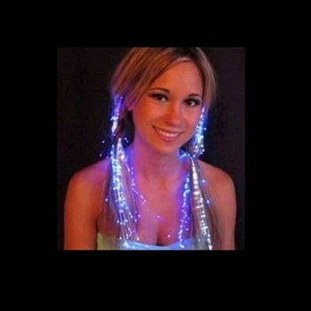 Φωτιζόμενη Τούφα Μαλλιών LED με Πεταλούδα (Σετ 3 τμχ.)