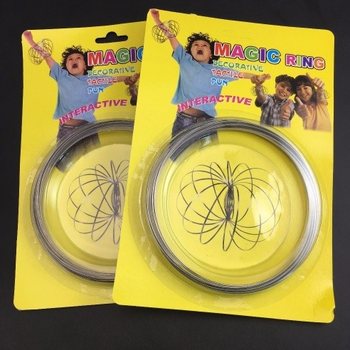 Μαγικά Δαχτυλίδια / Flow Rings - Κινητικό 3D Μαγικό Δαχτυλίδι - MULTI COLOR | ΣΕ ΚΑΡΤΑ (12 τεμ.)
