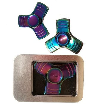 ΜΕΤΑΛΛΙΚΟ FIDGET SPINNER ΣΕ ΚΟΥΤΙ ΔΩΡΟΥ (10 τμχ.)