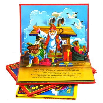 ΒΙΒΛΙΑΡΑΚΙΑ POP-UP SINTERKLAAS (12 τμχ.)