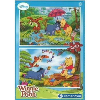 ΠΑΖΛ CLEMENTONI DISNEY ΓΟΥΙΝΙ ΤΟ ΑΡΚΟΥΔΑΚΙ 2 x 60 ΚΟΜΜΑΤΙΑ (Πακέτο 6 τμχ.)