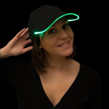ΦΩΤΙΖΟΜΕΝΟ ΚΑΠΕΛΟ LED / PARTY CAPS - ΧΡΩΜΑ: ΠΡΑΣΙΝΟ (12 ΤΕΜ.)