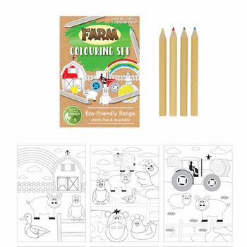 ECO FRIENDLY - Σετ Ζωγραφικής Φάρμα (25 τμχ.)