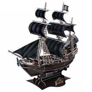 3D Παζλ - Πειρατικό Καράβι Queen Anne's Revenge