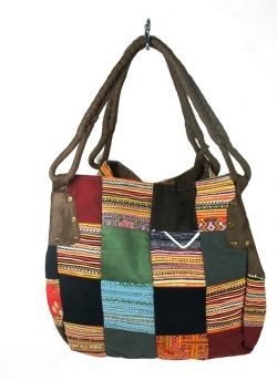 B-Fair Τσάντα Patchwork Μικρή Καφέ (1 τεμ)