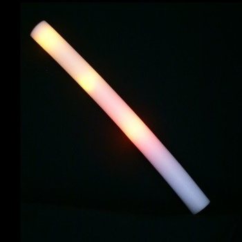 Φωτιζόμενο Ραβδί LED από Αφρολέξ Μονόχρωμο - Party Stick - Πορτοκαλί (24 τμχ.)