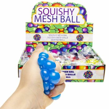 ΜΠΑΛΑ SQUISHY - Διάμετρος: 5 CM - ΜΙΞ ΕΝΤΟΝΑ ΧΡΩΜΑΤΑ ΣΕ DISPLAY (24τμχ.)