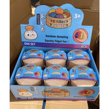 RAGE - RAINBOW Squishy Bun Dumplings &Mu;&Epsilon;&Gamma;&Alpha;&Lambda;&Alpha; (8.5 x 8.5 x 4.8 Cm) - Viral 2026 Fidget Toy (12&tau;&mu;&chi;.)