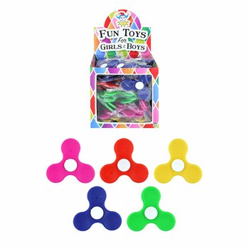 Πλαστικά Spinners σε Display - Διάφορα Χρώματα (100 τμχ.)