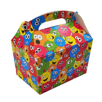 ΚΟΥΤΙ ΜΕΝΟΥ SMILEY - Διαστ. 18.5x12x19 CM - FOODBOX - KIDSBOX (24 τμχ.)