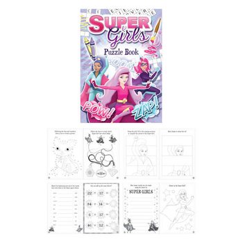 ΒΙΒΛΙΟ ΜΕ ΠΑΖΛ SUPER GIRLS (48 τεμ.)