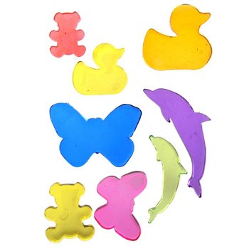 Διακοσμητικά Αυτοκόλλητα Τζελ Jelly Gems 22x12 εκ. (24 τμχ.)