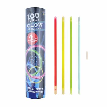 Φωσφοριζέ Βραχιόλια Glow - Σωλήνας 100 Τεμαχίων