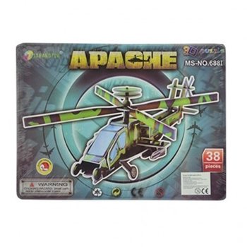 Μεγάλο 3D Παζλ – Ελικόπτερο Apache (3 τμχ.)