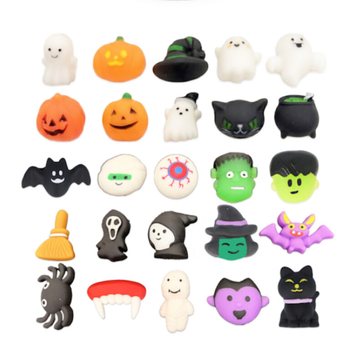 MIX ΦΙΓΟΥΡΕΣ SQUISHY HALLOWEEN ΣΕ ΚΟΥΒΑΔΑΚΙ (25 τμχ.)