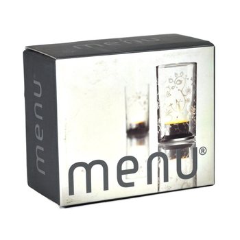 MENU - Κηροπήγιο ρεσώ με παγωμένο σχέδιο, σετ των 2 (1 σετ)