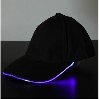 ΦΩΤΙΖΟΜΕΝΟ ΚΑΠΕΛΟ LED / PARTY CAPS - ΧΡΩΜΑ: ΜΩΒ (12 τμχ.)