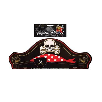 Πειρατικό Καπέλο CAPTAIN JACK (Σακούλα 6 τμχ.)