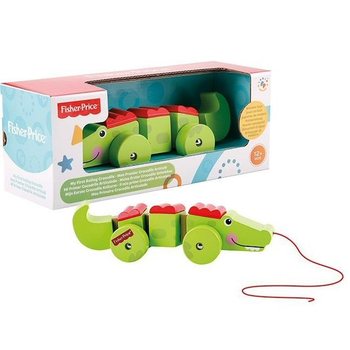 Fisher-Price Ο Πρώτος μου Ξύλινος Κροκόδειλος που Κουνιέται (2 τεμ.)